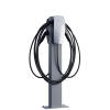 Tesla Wallbox stovas VoltStand dviem su pagrindu, pilkas